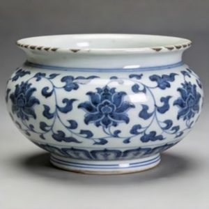 Limestone Figure Wearing A Mask